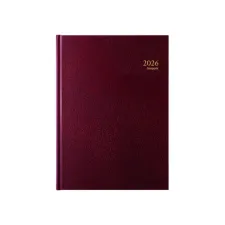 Agenda 2027 Brepols Bremax Santex A4 1dag/1pagina 4 kolommen bordeaux