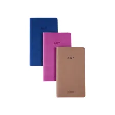 Agenda 2027 Brepols Interplan Colora 7dagen/2pag taupe, roze, dblauw