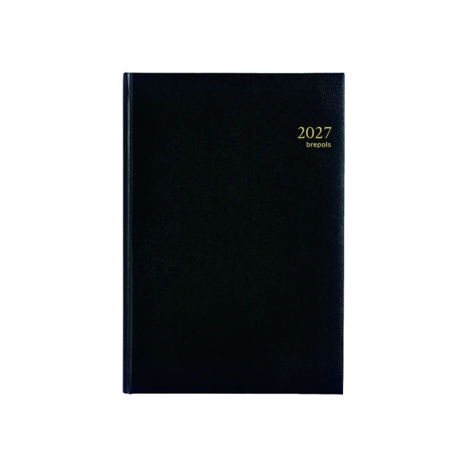 Agenda 2027 Brepols Omega Lima 7dag/2pagina's zwart