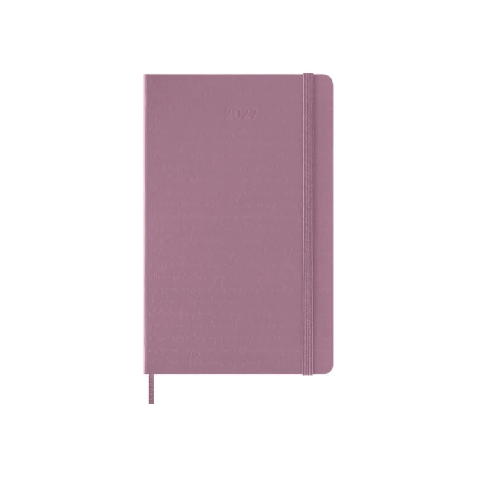 Agenda 2027 Moleskine 12M Planner Daily 1dag/1pagina large hc majestic pink