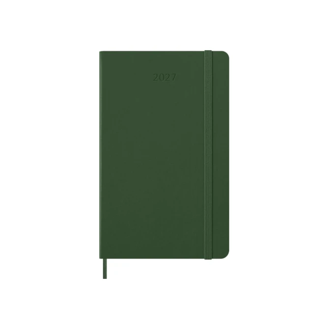 Agenda 2027 Moleskine 12M Planner Weekly 7dagen/1pagina large hc myrtle green