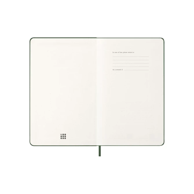 Agenda 2027 Moleskine 12M Planner Weekly 7dagen/1pagina large hc myrtle green