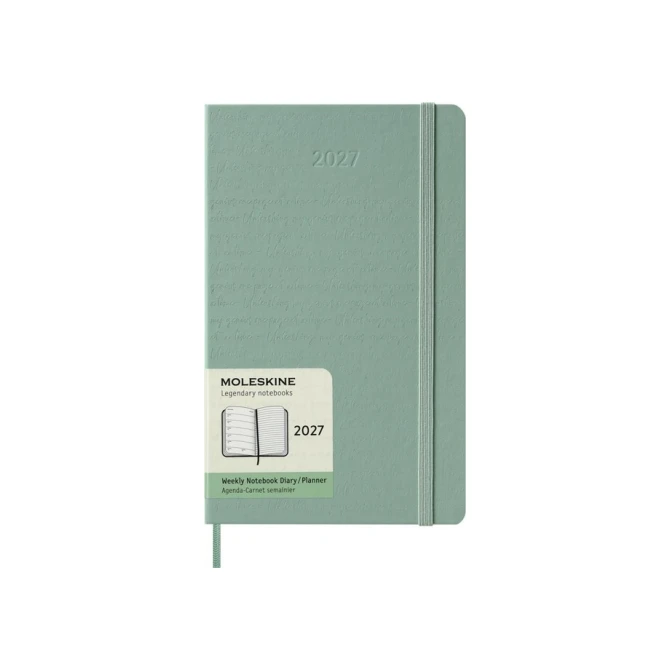 Agenda 2027 Moleskine 12M Planner Weekly 7dagen/1pagina large hc sage green