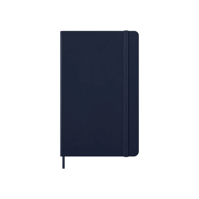 Agenda 2027 Moleskine 12M Planner Weekly 7dagen/1pagina large hc sapphire blue