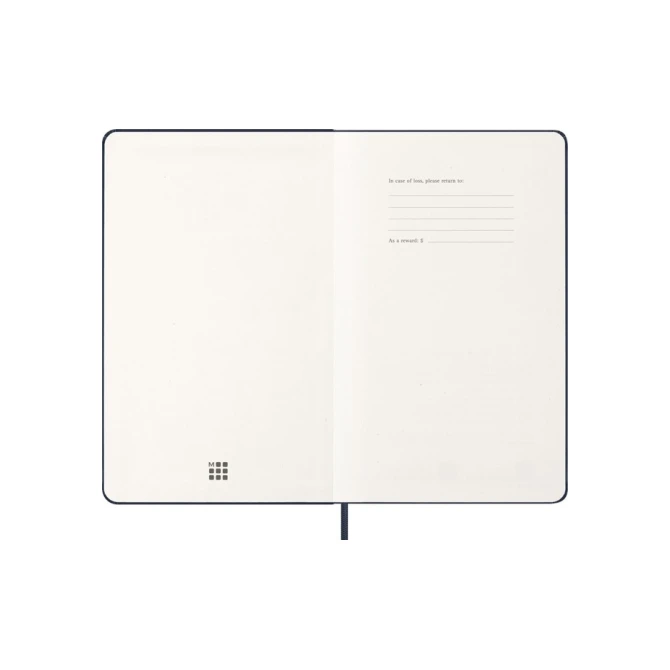Agenda 2027 Moleskine 12M Planner Weekly 7dagen/1pagina large hc sapphire blue
