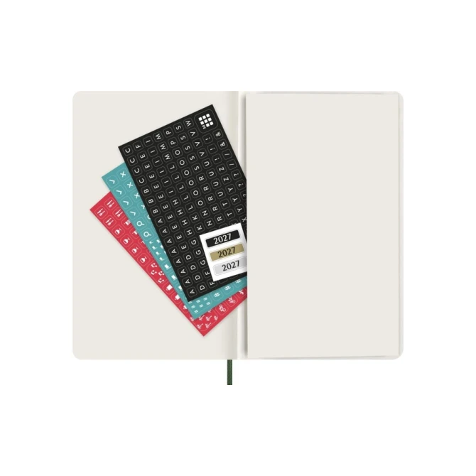 Agenda 2027 Moleskine 12M Planner Weekly 7dagen/1pagina large sc myrtle green