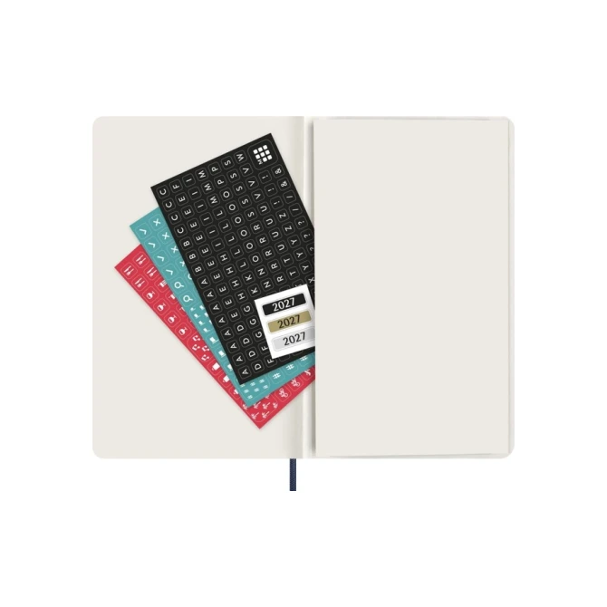 Agenda 2027 Moleskine 12M Planner Weekly 7dagen/1pagina large sc sapphire blue