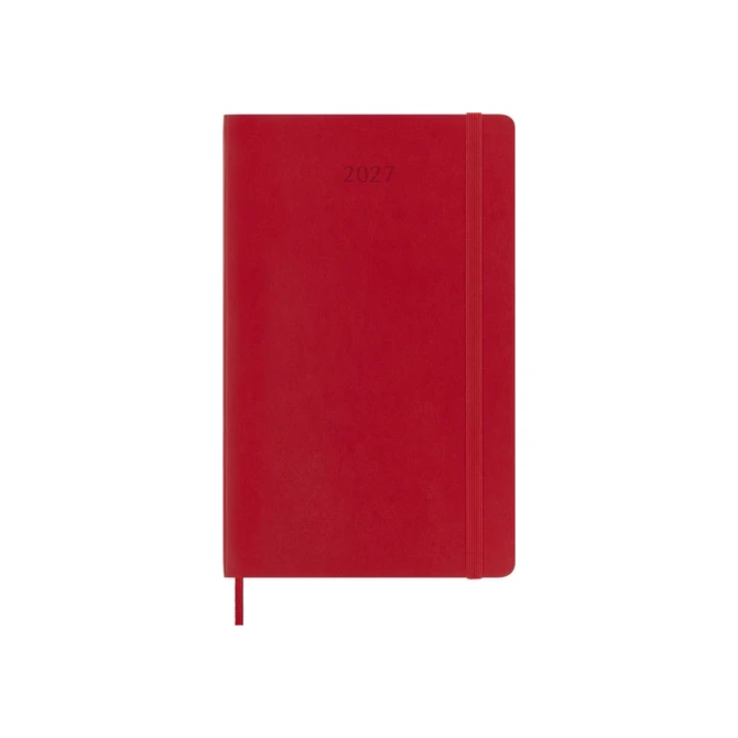 Agenda 2027 Moleskine 12M Planner Weekly 7dagen/1pagina large sc scarlet red