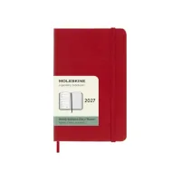 Agenda 2027 Moleskine 12M Planner Weekly 7dagen/1pagina pocket hc scarlet red
