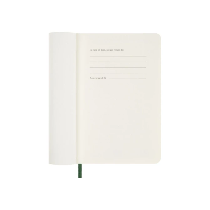 Agenda 2027 Moleskine 12M Planner Weekly 7dagen/1pagina pocket sc myrtle green