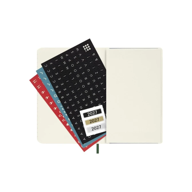 Agenda 2027 Moleskine 12M Planner Weekly 7dagen/1pagina pocket sc myrtle green