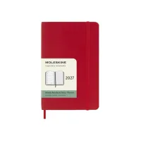 Agenda 2027 Moleskine 12M Planner Weekly 7dagen/1pagina pocket sc scarlet red
