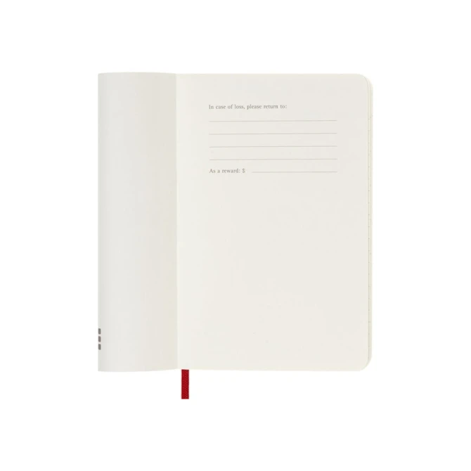 Agenda 2027 Moleskine 12M Planner Weekly 7dagen/1pagina pocket sc scarlet red