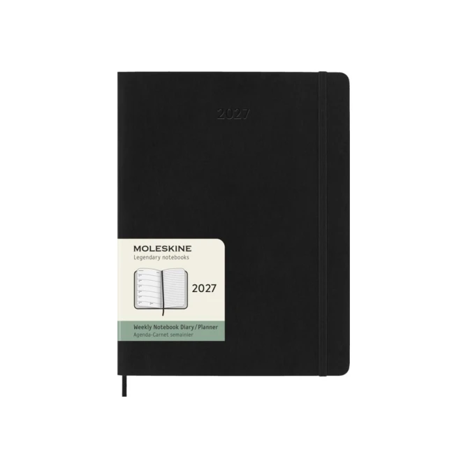 Agenda 2027 Moleskine 12M Planner Weekly 7dagen/1pagina xl sc black
