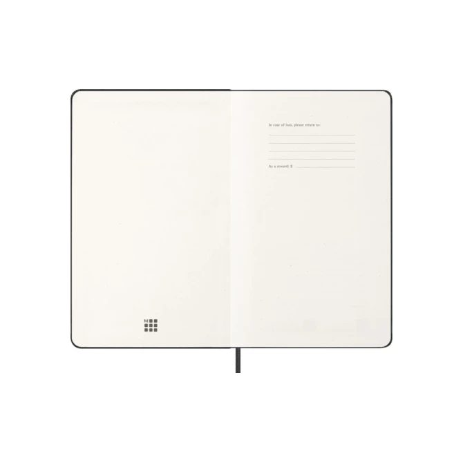 Agenda 2027 Moleskine 12M Planner Weekly 7dagen/2pagina's large hc black