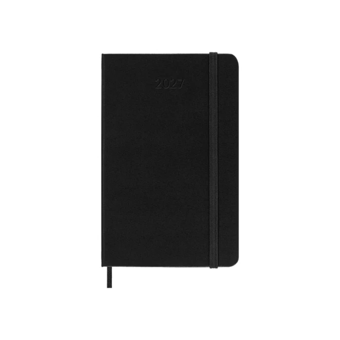 Agenda 2027 Moleskine 12M Planner Weekly 7dagen/2pagina's pocket hc black