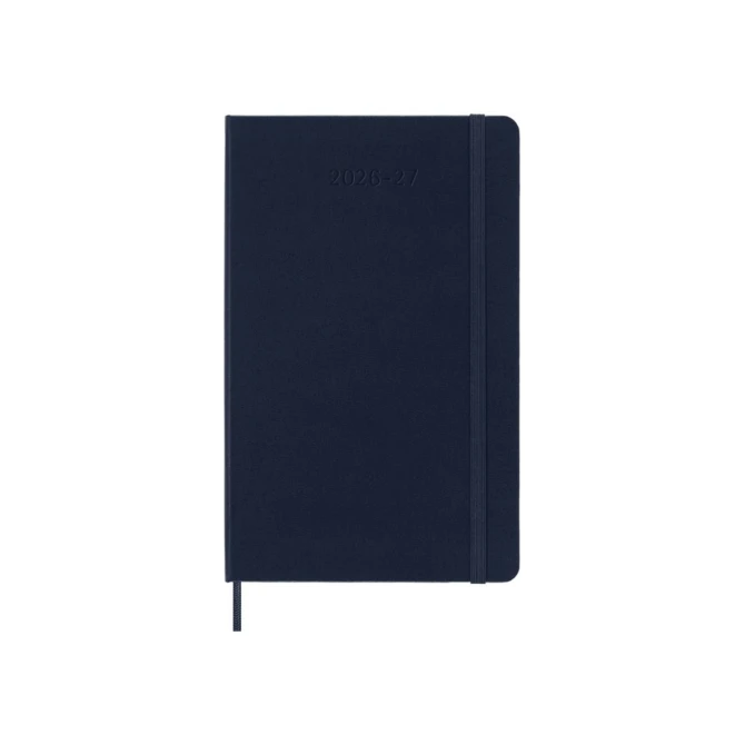 Agenda 2027 Moleskine 18M Planner Weekly 7dagen/1pagina large hc sapphire blue