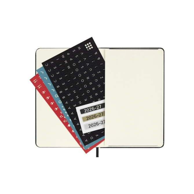 Agenda 2027 Moleskine 18M Planner Weekly 7dagen/1pagina pocket hc black
