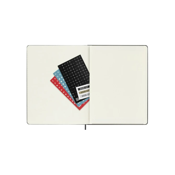 Agenda 2027 Moleskine 18M Planner Weekly 7dagen/1pagina xl hc black