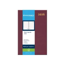 Agenda 2027 Ryam Efficiency Baladek 7dagen/2pagina's bordeaux Agenda 2027 Ryam Efficiency Baladek 7dagen/2pagina's bordeaux