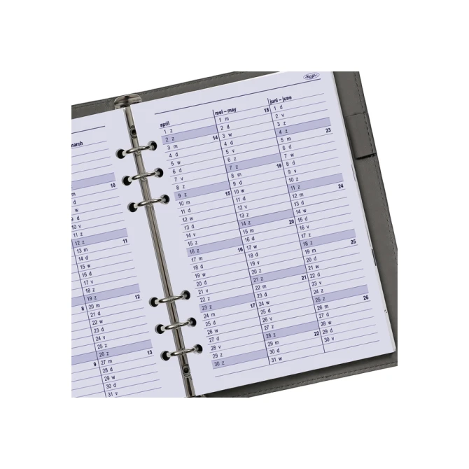 Agendavulling 2027 Kalpa A5 7dagen/2pagina's