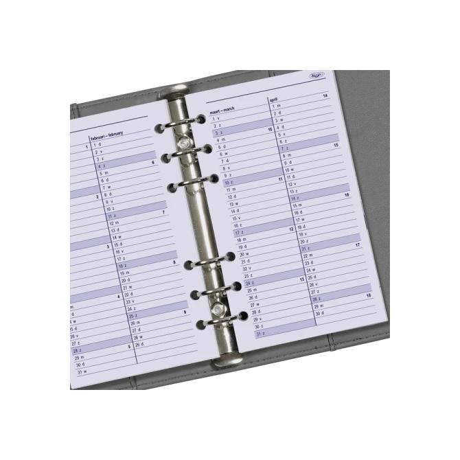 Agendavulling 2027 Kalpa Personal 1dag/1pagina
