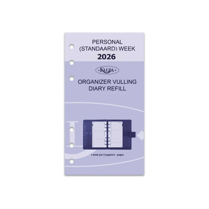 Agendavulling 2027 Kalpa Personal 7dagen/2pagina's