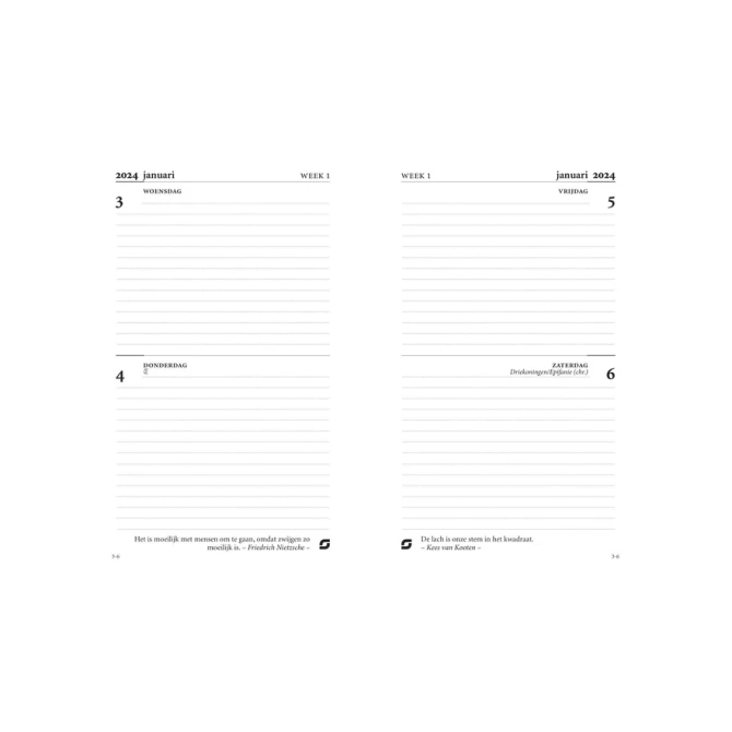 Agendavulling 2027 Succes Mini 4dagen/2pagina's