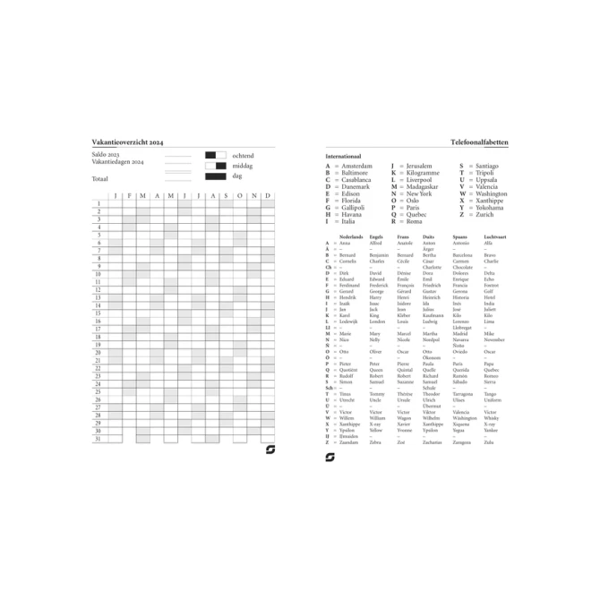 Agendavulling 2027 Succes Senior 1dag/1pagina