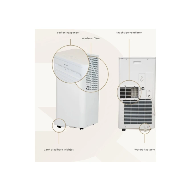 Airconditioning BRASQ MAC9000 9000 BTU wit