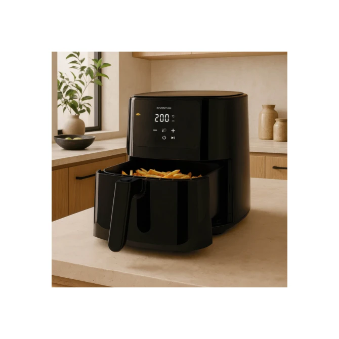 Airfryer Inventum 5 liter 1500watt zwart