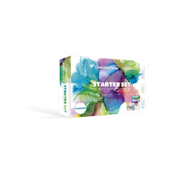 Alcoholinkt Clairefontaine & Cernit starterset 8-delig