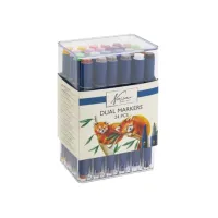 Alcoholmarkers Nassau Arts duopunt set à 24 kleuren