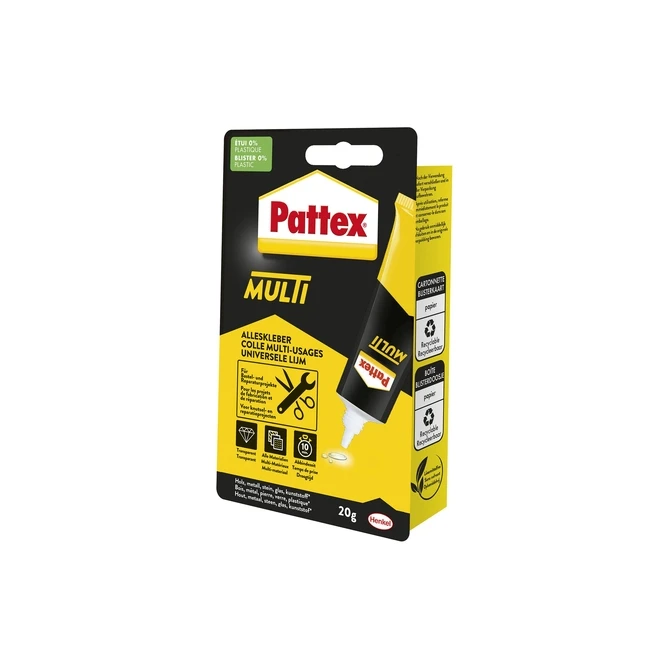 Alleslijm Pattex Multi tube 20 gram op blister Alleslijm Pattex Multi tube 20 gram op blister