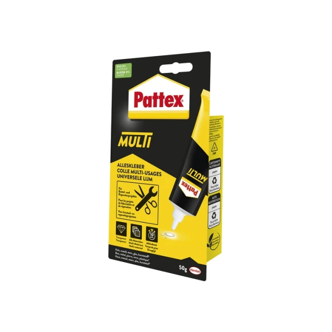 Alleslijm Pattex Multi tube 50gram op blister