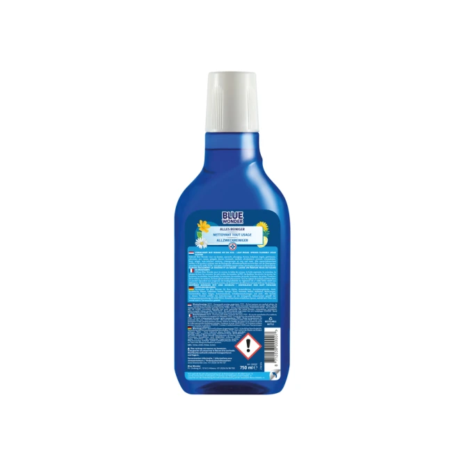 Allesreiniger Blue Wonder met dop dosering 750ml