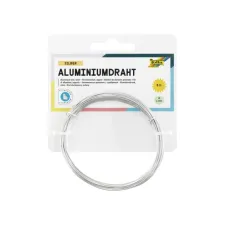 Aluminiumdraad Folia 1mmx5m zilver Aluminiumdraad Folia 1mmx5m zilver