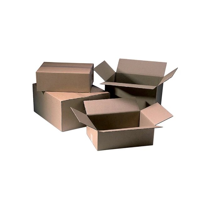 Amerikaanse vouwdoos CleverPack 586x386x386mm BC-golf bruin 10 stuks