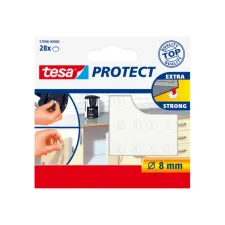 Anti-slip en geluiddempers tesa® Protect rond Ø8mm transparant 28 stuks Anti-slip en geluiddempers tesa® Protect rond Ø8mm transparant 28 stuks