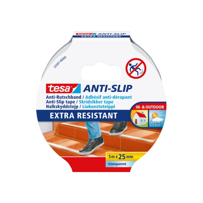 Anti-slip tape tesa® 5mx25mm transparant