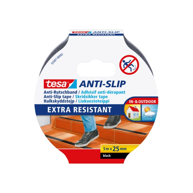 Anti-slip tape tesa® 5mx25mm zwart