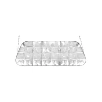 Antivriesscherm ProPlus 180x70cm zilver
