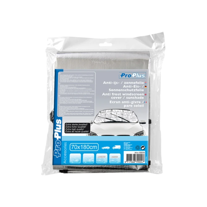 Antivriesscherm ProPlus 180x70cm zilver