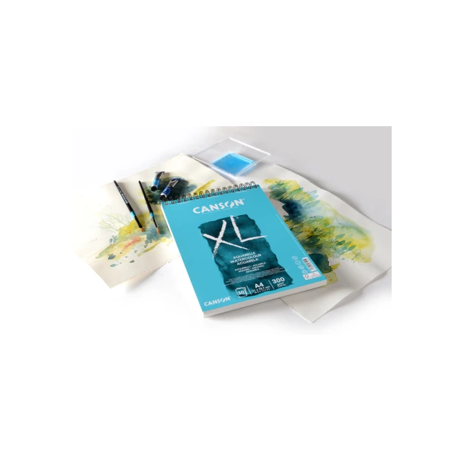 Aquarelpapier Canson XL 30vel 300gr A4 wit
