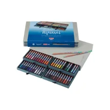 Aquarelpotlood Bruynzeel Design met luxe bewaardoos set à 48 kleuren Aquarelpotlood Bruynzeel Design met luxe bewaardoos set à 48 kleuren