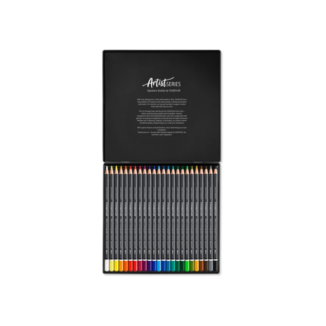 Aquarelpotlood Staedtler Mars Lumograph set à 24 kleuren