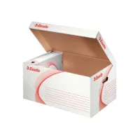 Archief- en transportdoos met deksel Esselte 560x265x380mm wit