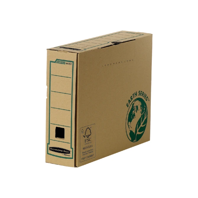 Archiefdoos Bankers Box Earth A4 transfer 80mm bruin