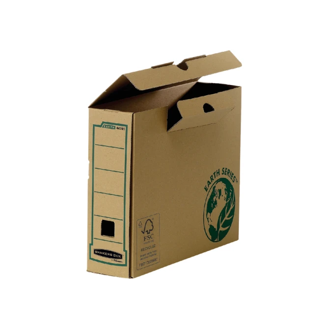 Archiefdoos Bankers Box Earth A4 transfer 80mm bruin