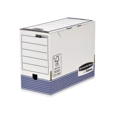 Archiefdoos Bankers Box System A4 150mm wit blauw